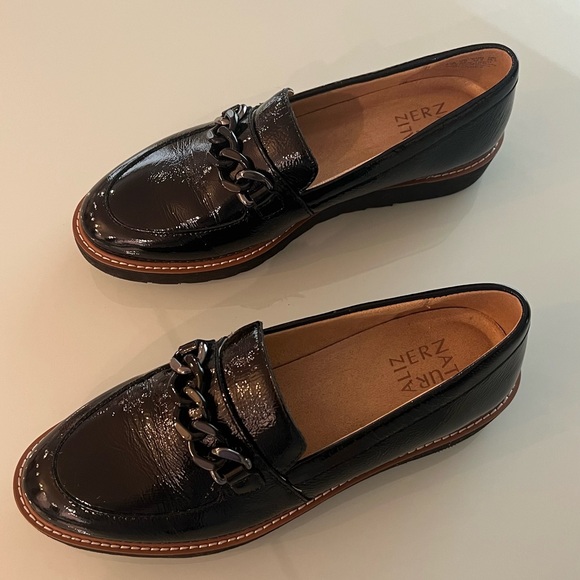 Naturalizer Shoes - Naturalizer Agnes Black Patent Leather Loafers
